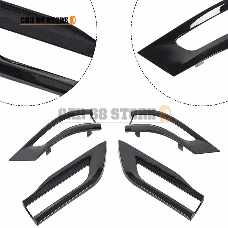 Grand Cherokee tailgate taillight trim car taillight decoration OE:68220970AA 68220968AA 68219812AA 68219813AA For 2014- Jeep Grand Cherokee 9Pcs/Set