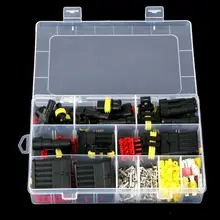 240 шт. автомобильные 1-6 шпильки электрические клеммы провода соединитель предохранители Водонепроницаемые Инструменты