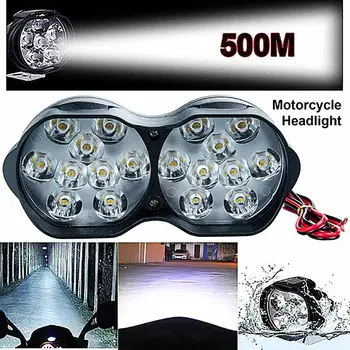 

9/18 LED Motorcycle Motorbike Super Bright 3 Modes Headlight Headlamp Spotlight New Hot Boutique