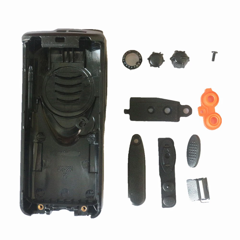 5xBlack Корпус чехол Крышка для переднего корпуса Ручка Ремкомплект для Kenwood TK3207 TK2207 TK-3207 TK-2207 радио
