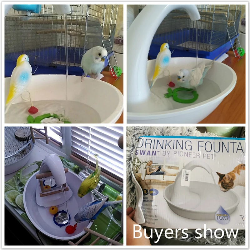 Питьевой фонтанчик для домашних животных Swan бесшумный автоматический