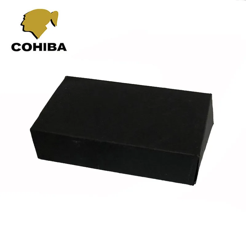 COHIBA сигарета портативная пепельница компактная алюминиевая сплав держатель для сигары черный пепельница настольная посуда пепельница умственное украшение