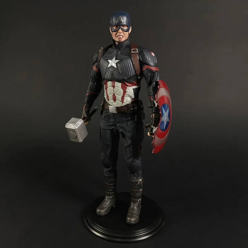 Комиксная статуя супергероя Marvel 1/6 Капитан Америка модель игрушки | Игрушки и