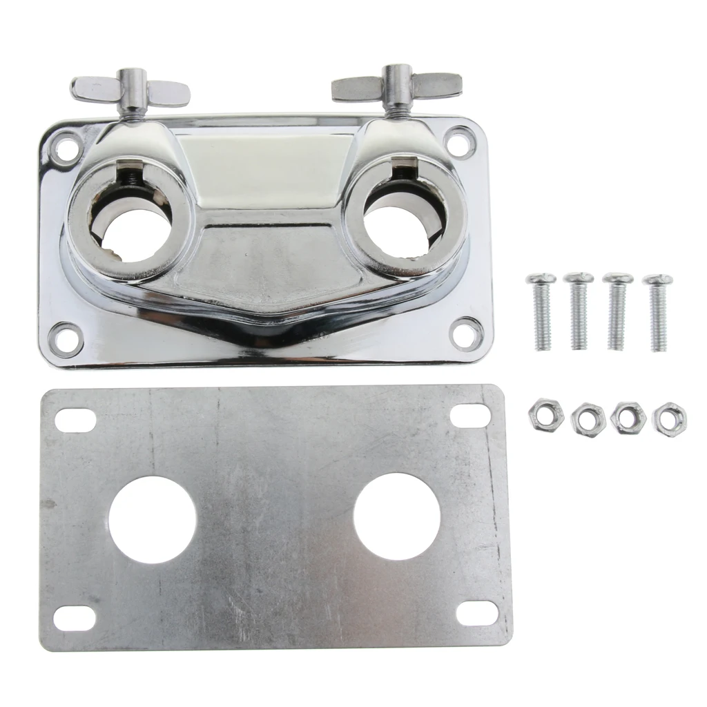 1pc Bass Drum Mount Bracket For Percussion Instrument With Mounting Hardware
