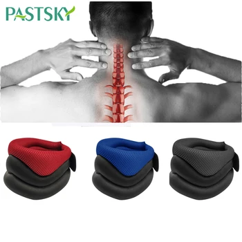 

Elastic Collar Cervical Traction Breathable Belt Neck Care Posture Corrector Pain Relief Relief Office Fatigue Head Support