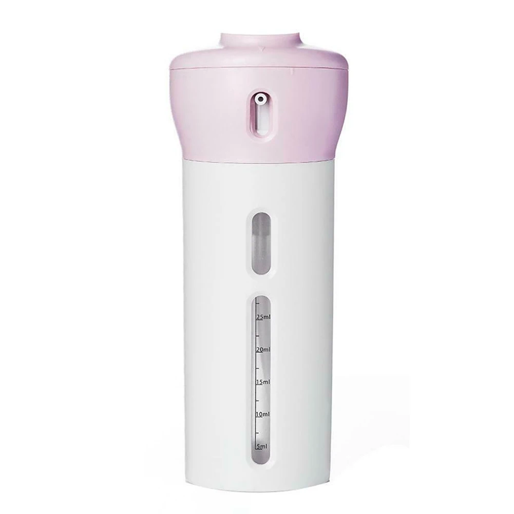 Дорожная 4 в 1 бутылка для многоразового использования 40 мл портативный пустой контейнер, туалетные принадлежности, косметические средства, жидкий лосьон для дозатора, контейнер для хранения шампуня - Цвет: Pink