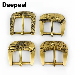Deepeel id fivela de cinto 40mm, fivela em latão sólido estilo dragon, fivelas para calças jeans, acessórios de decoração de roupas diy ap661