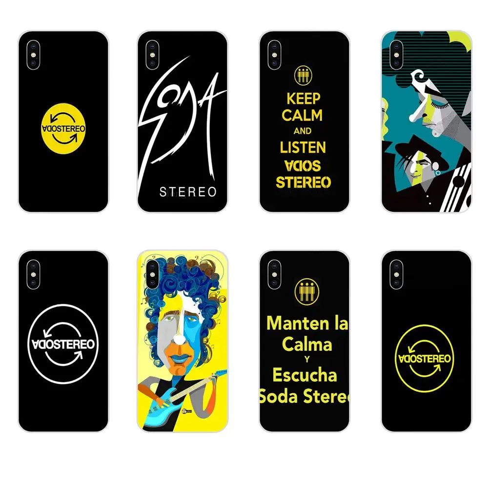 Cool Soda Stereo Band Protector Phone Case For Samsung Galaxy Note 5 8 9 S3 S4 S5 S6 S7 S8 S9 S10 5G mini Edge Plus Lite | Мобильные