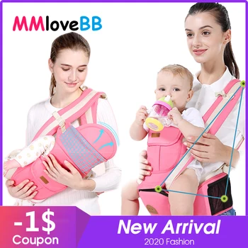 

MMloveBB Fashion Baby Sling For Newborns 0-36 Months Baby Carrier For Infant Kid Combined Hipseat Sling Baby Children