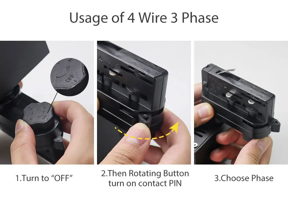 Zoommable 12W 20W 30W LED Track Light 2 3 4 Wire 3 Phase Dimmable Rail Spot Lighting Fixtures Spotlights Track Ceiling Zoom Lamp (15)