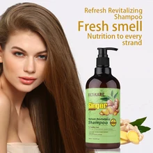 500 мл имбирный шампунь Глубоко Чистый освежающий Восстанавливающий имбирный шампунь