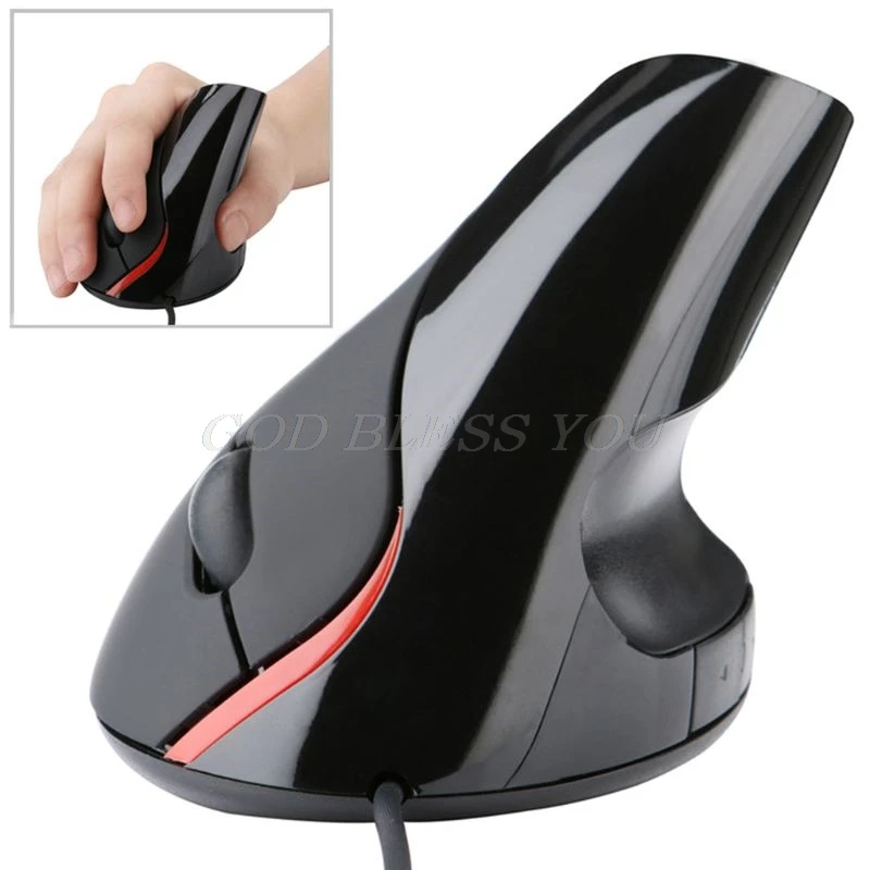 Ergonomic Design USB Vertical Optical Mouse Wrist Healing For Computer PC Laptop wired mouse optical mouse