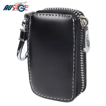 

1X Leather Smart Car Key Remote Cover Protector Case Holder For Toyota Rav4 Corolla Avensis Yaris CHR Prius Camry Prado Fortuner