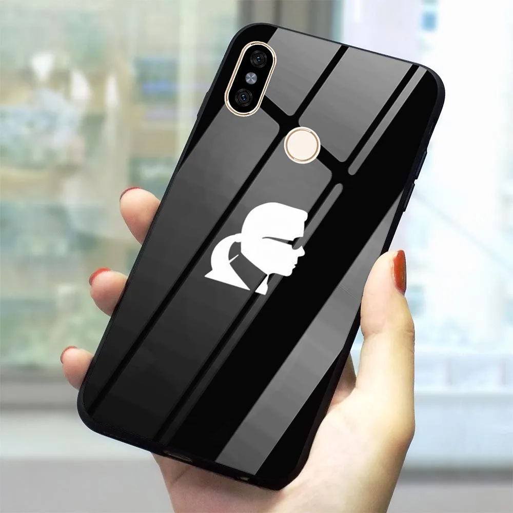 

Print Karl Lagerfeld Phone Case for Xiaomi Mi 9 Cover Redmi 4X 6A Note 6 7 5 Pro Mi A1 A2 8 Lite F1 Tempered Glass