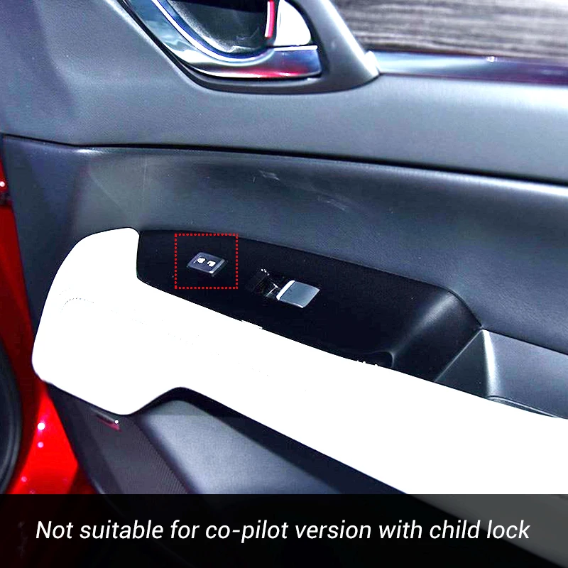 Для Mazda CX 5 CX5 2017 2020 KF Car RHD панель переключателя окон регулируемая ручка Крышка