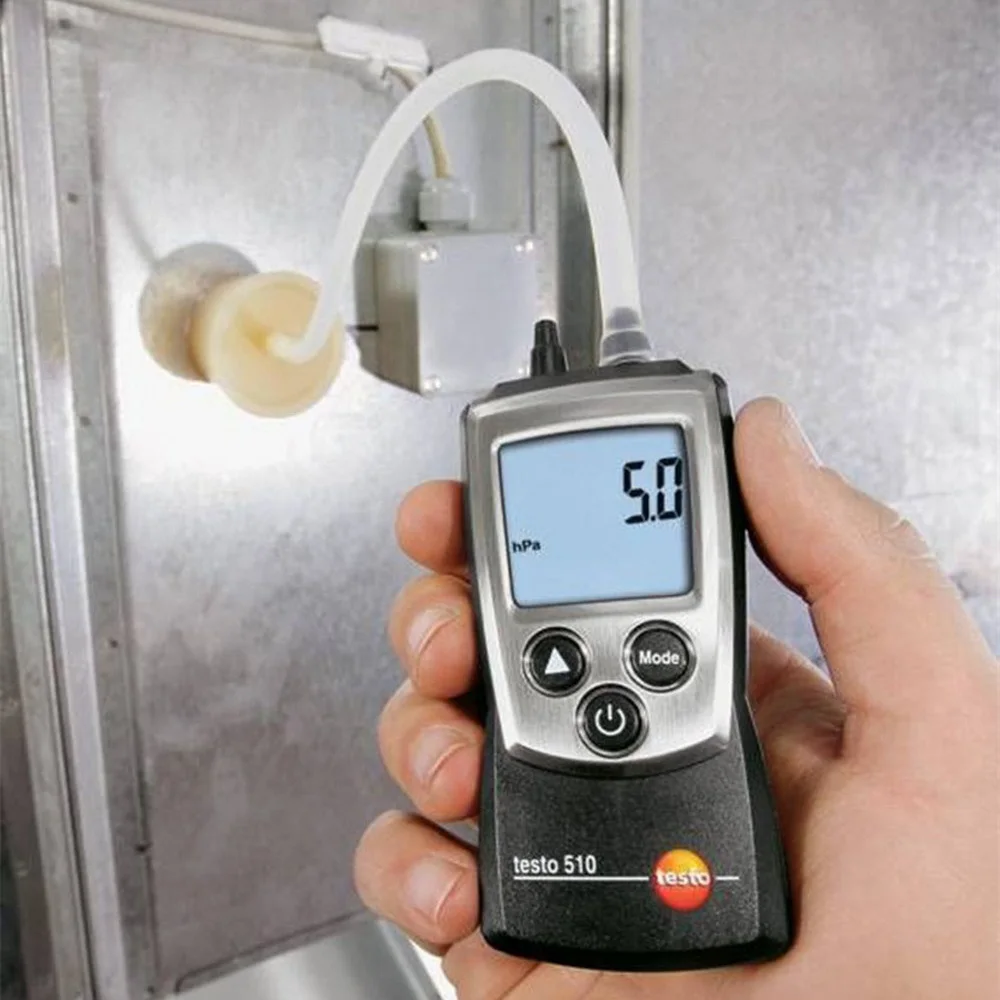Testo 510 микро Дифференциальный Манометр цифровой дисплей промышленный Высокоточный Ручной инструмент