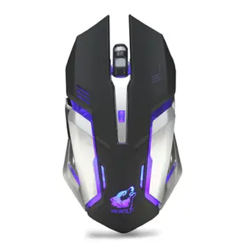 

Hot Sale X7 Wireless 2.4Ghz Rechargeable Mechanical Gaming Luminous Silent Mouse