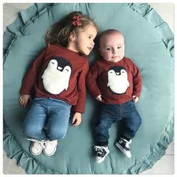 

INS hot style round lace thickening 2cm baby crawling pad children's home carpet toys