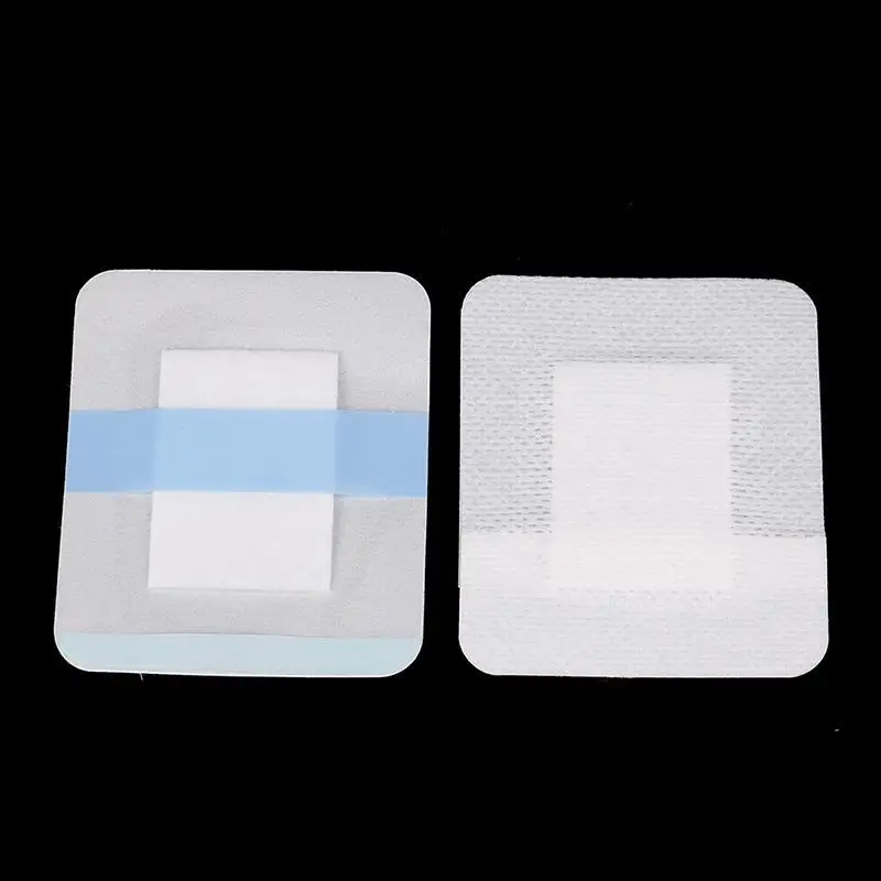 10Pcs Medical Adhesive Plaster Breathable Waterproof Transparent Tape PU film