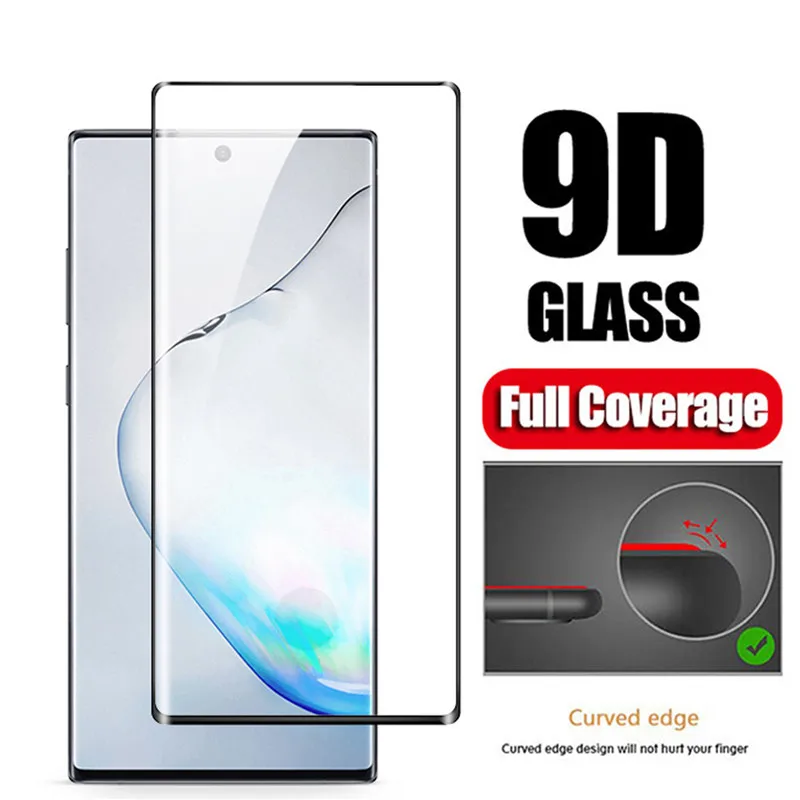 Полный Клей закаленное стекло для samsung S8 S9 Note9 S10 S10Plus S10E Note 10 S7 edge Защитная крышка для экрана стекло