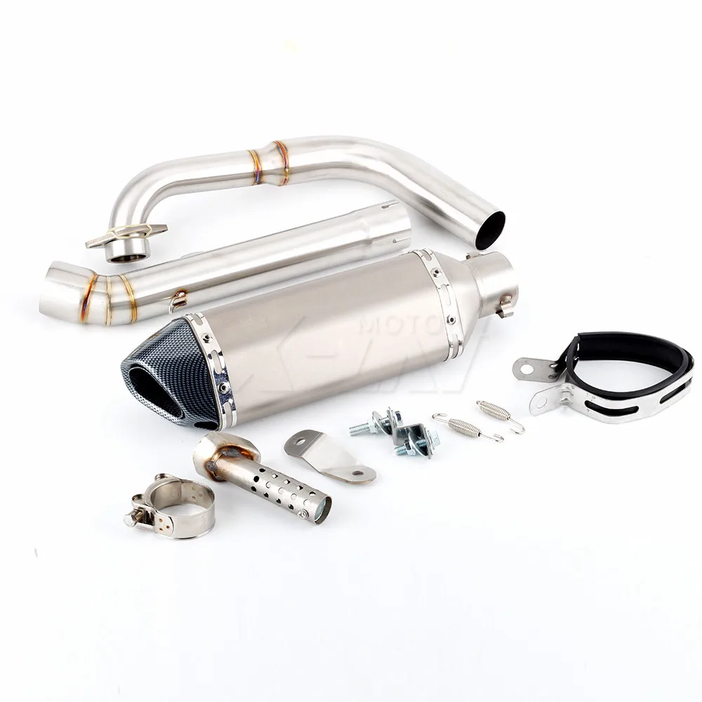 Per Yamaha Mt 125 2014 2015 2016 2017 2018 Mt-125 Mt 125 Tubo Di Scarico Moto Con Tubo Di Collegamento Intestazione