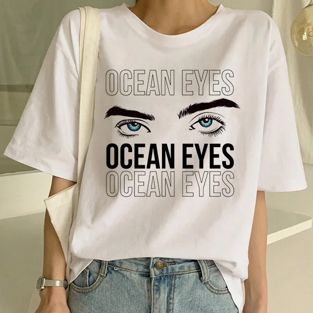 Billie Eilish футболка в стиле хип-хоп забавная Футболка женская футболка топы Женская одежда уличная одежда