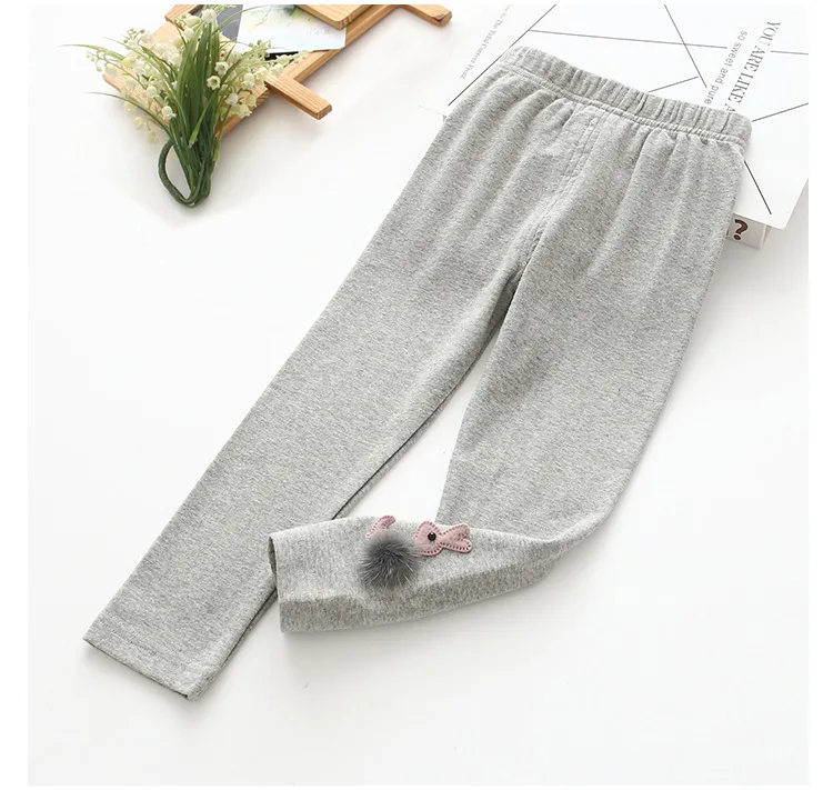 Spring And Autumn New Style GIRL'S Leggings Supplement Furry Bunny Children Trousers
