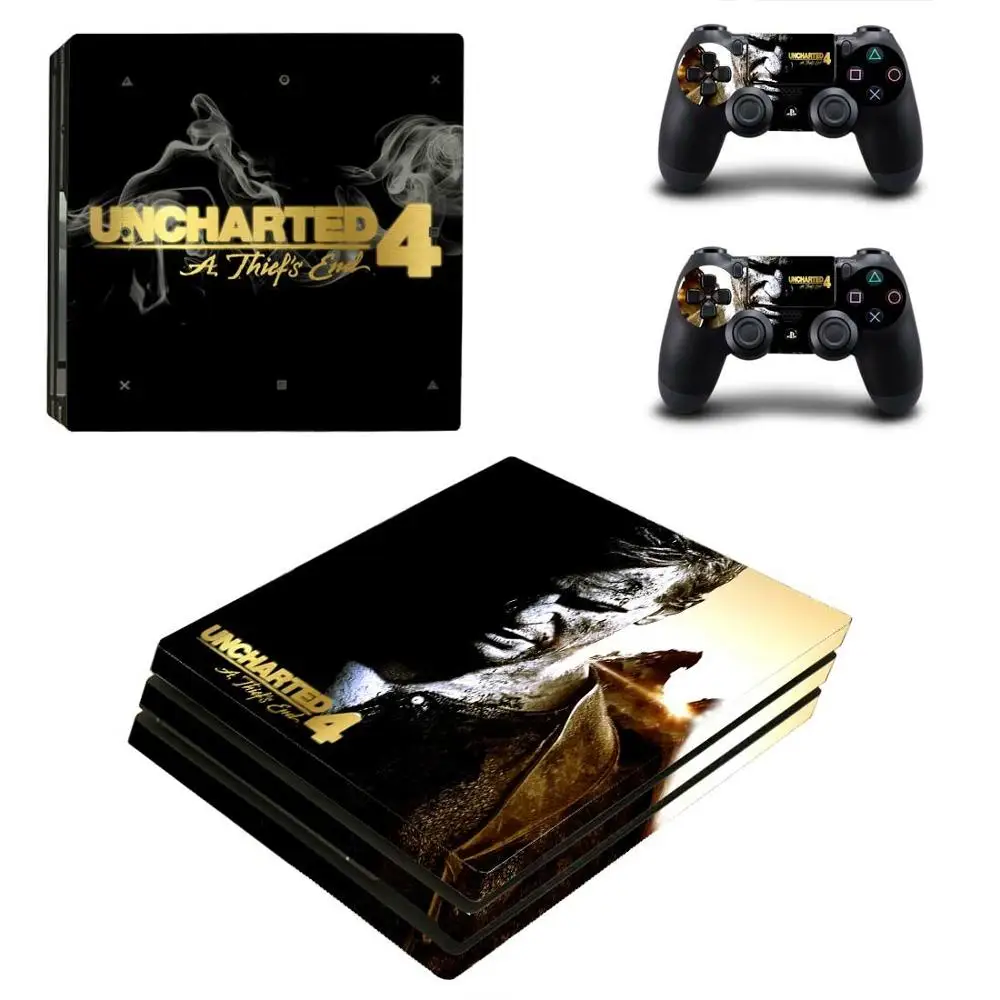 PS4 Pro sticker s Uncharted 4 PS 4 Play station 4 Pro виниловые наклейки для playstation 4 Pro консоли и контроллера - Цвет: YSP4P-0737