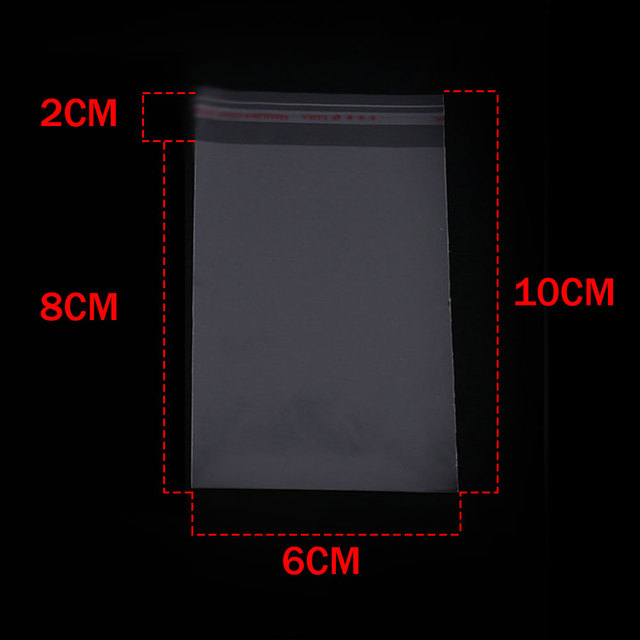 Self Adhesive Seal Poly Bag Various Models Resealable Plastic Packaging Bag for DIY Jewelry Making Ziplock Bag Wholesale