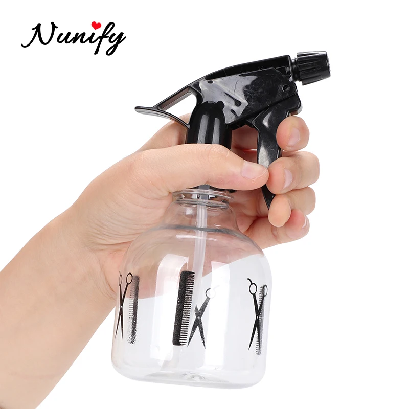 Nunify Hairdressing Spray Bottlerefillable Mist Bottle Salon Barber Hair Tools Plants Flowers Water Sprayer Dual-Use