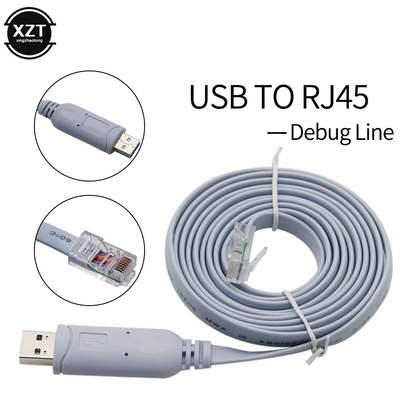 Последовательный адаптер pl2303ra USB RS232 к консольному кабелю RJ45 для Cisco H3C HP Arba Huawei