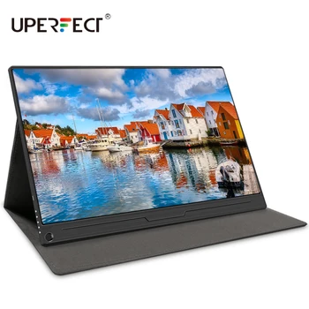 

Portable Monitor 15.6 Inch FHD USB C HDMI Computer Display Dual Speaker for Laptop Computer Phone Gaming Monitor for PS3 PS4 Xbo