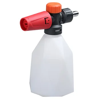 

Quick Connector Garden Foam Cannon 500ml Plant Watering Adjustable Pot Car Cleaning Generator Pressure Washer Copper Snow Nozzle