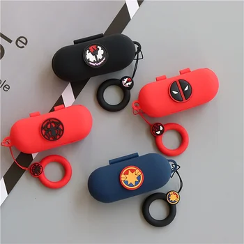 

Cartoon Silicone Protective Case Storage Bag For Huawei FreeBuds For Honor Flypods Lite Youth Version With Finger Strap