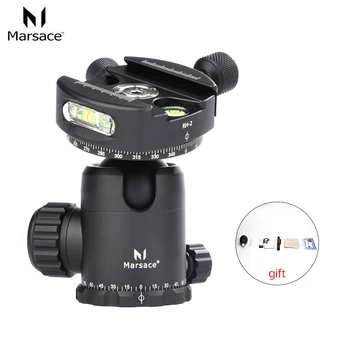 

Marsace FB-1R Ball Heador Camera Tripod ballhead Double Panoramic Head Ball head U Notch Design