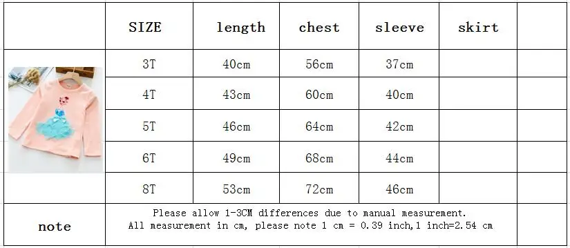 Fashion Long Sleeve T Shirt Cartoon 3D Lace Princess Shirts Elsa/sofia T Shirts Children Outfits Tops Basic Clothing