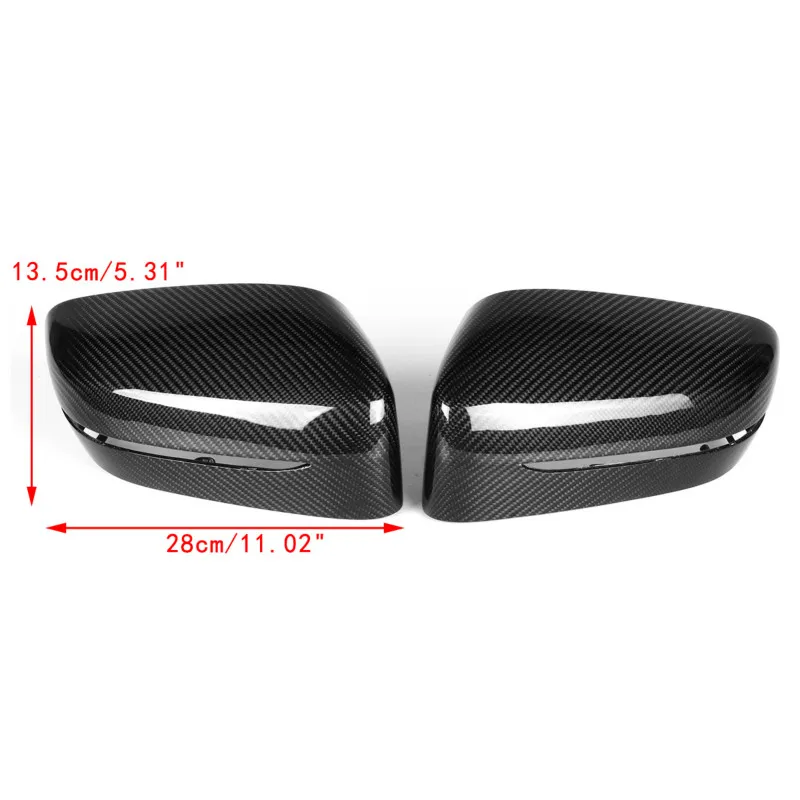 2 шт. боковое зеркало из углеродного волокна заменяет карбоновое крышки боковые