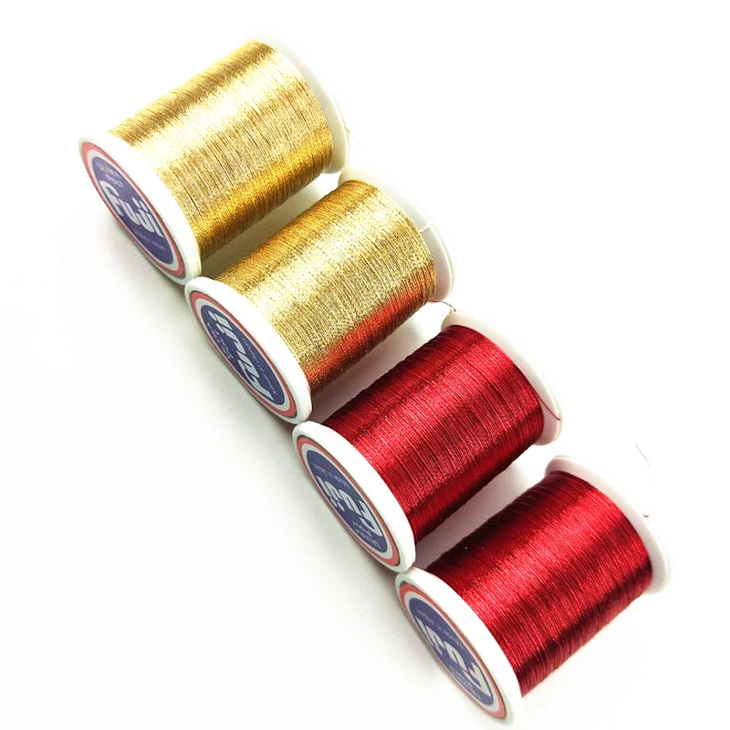 Fuji Metallic Rod Building Thread 100M rod building wrappingFishing Rod ...