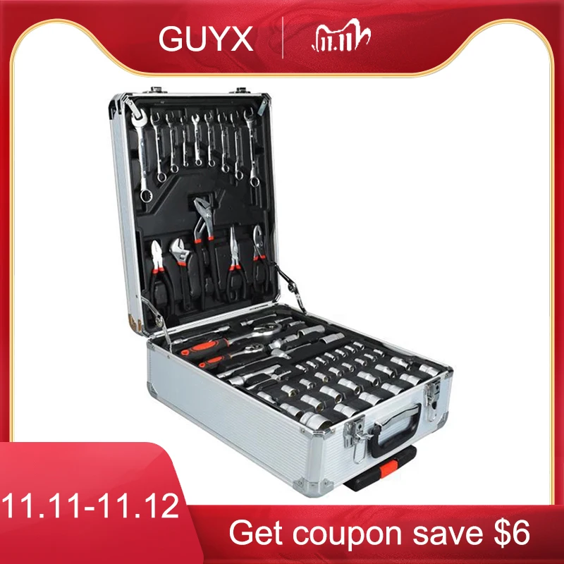 £57.18 498 Pcs Home Trolley Toolbox Commercial Hardware Hand Tools Kit