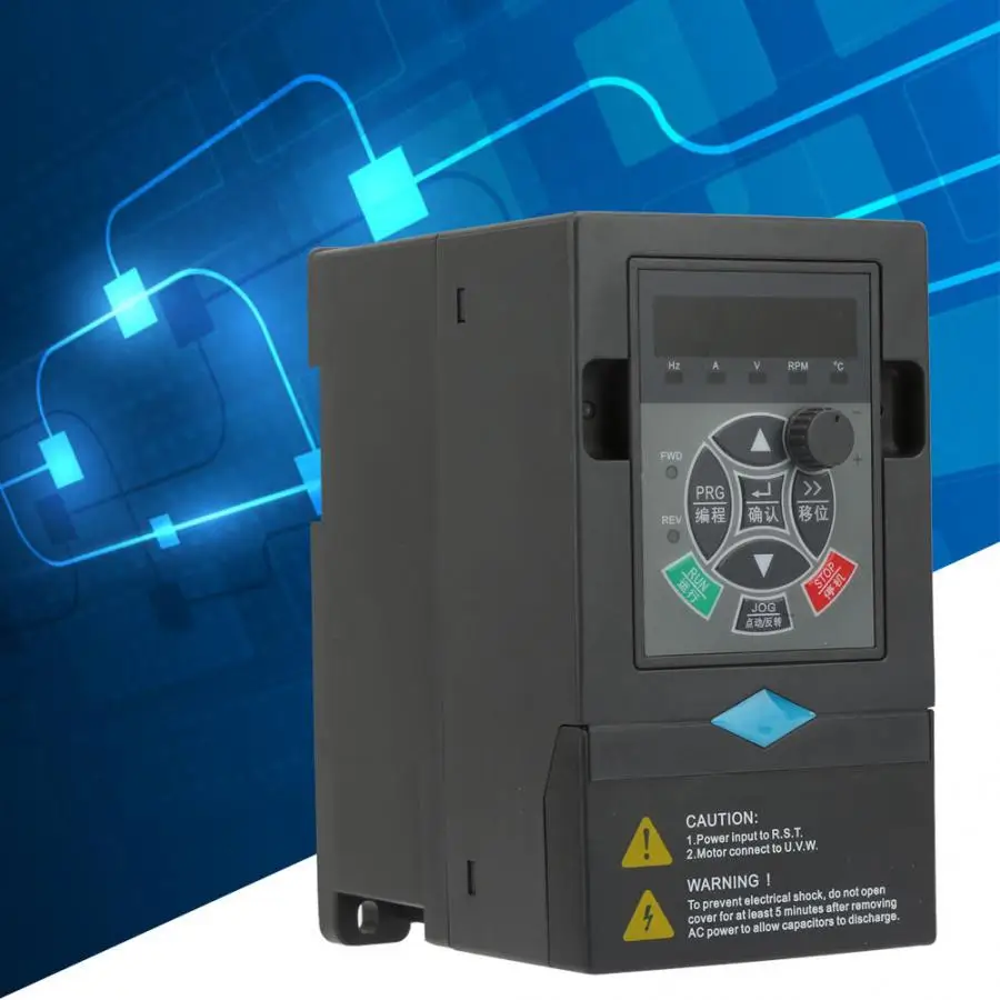 

VFD Inverter 0.75KW Frequency Converter 220V 1 Input 3 Phase Output Variable Frequency Drive Inverter for CNC machine
