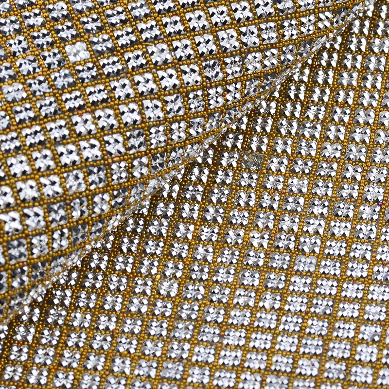 JUNAO-24-40cm-Adhesive-Silver-Rhinestone-Mesh-Trim-Flatback-Crystal-Fabric-Strass-Ribbon-Applique-For-Shoes (1)