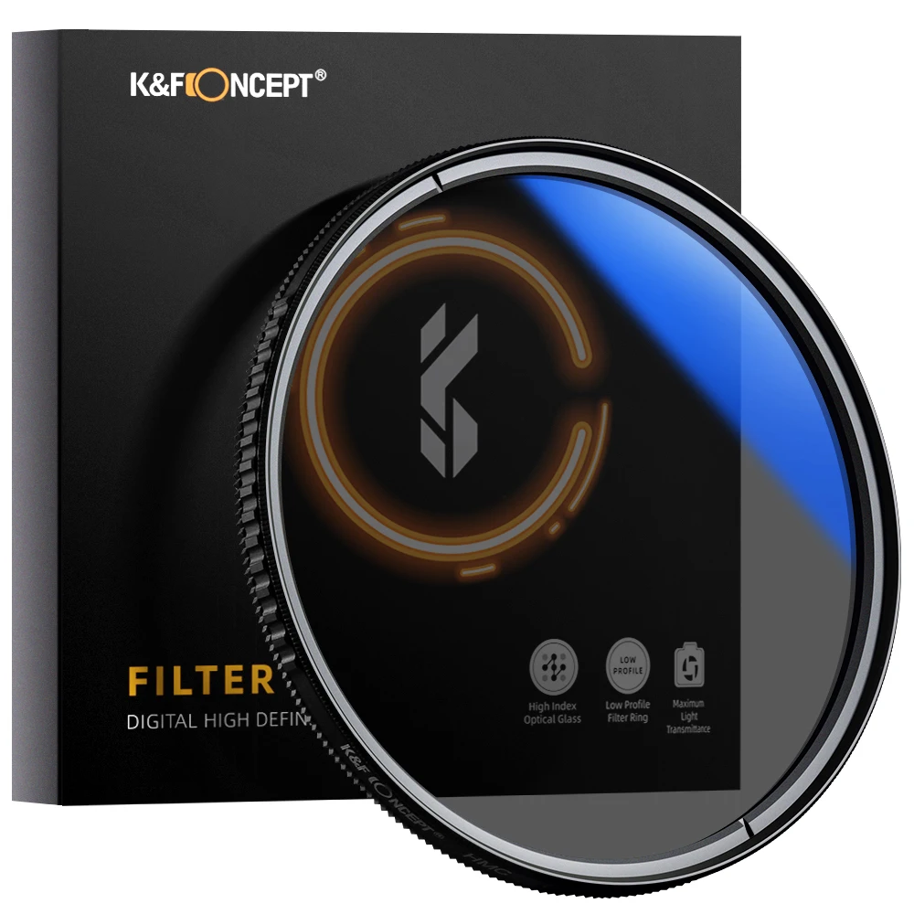 K& F Concept 37/40. 5/49/55/67/77/82 мм поляризационный фильтр CPL ультра тонкий оптика с многослойным покрытием круговой поляризатор поляризованные Камера Комплект фильтров для объектива