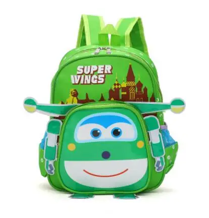 photo color 3D Style Children Backpacks Kindergarten girls boys baby backpack New Fashion Cartoon Super Wings Cute Kid School bags - Цвет: photo color