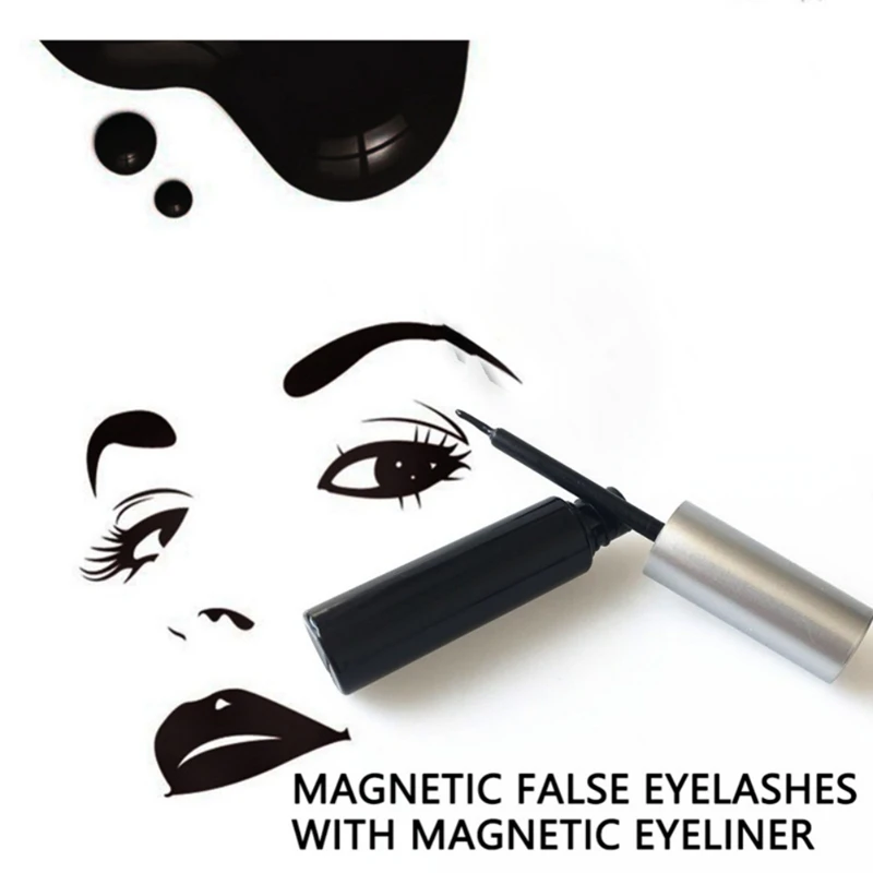 10 мл новая круглая трубка магнитная подводка для глаз жидкие накладные ресницы