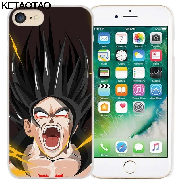 KETAOTAO Dragon Ball Goku чехол для телефона s для iPhone 4S 5C 5S 6S 7 8 SE 5Plus XR XS Max чехол кристально чистый мягкий TPU чехол s - Цвет: Лаванда