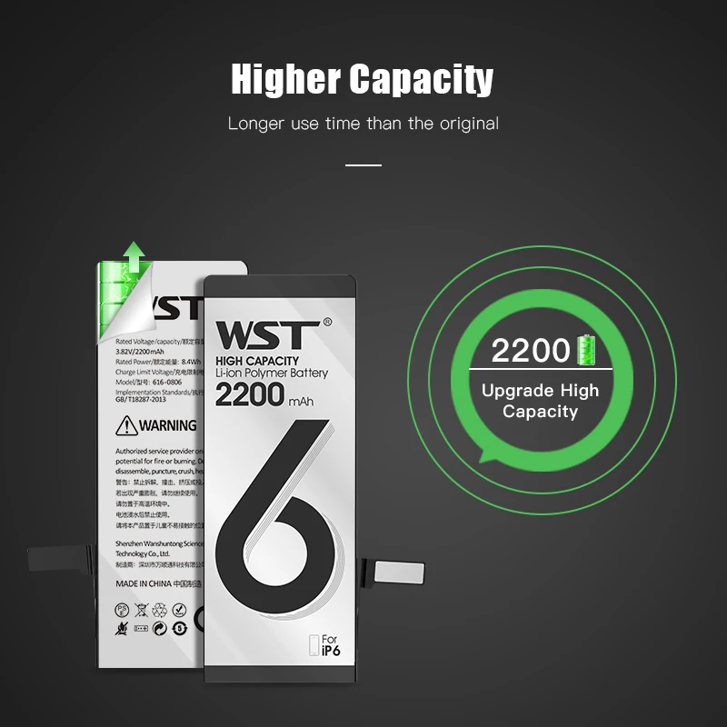 6s Battery Is The Iphone 6s Bigger Than The Iphone WST Baterai