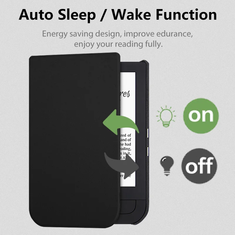 Чехол для pocketbook 631 Touch HD кожаный чехол для pocketbook 631 touch HD 2 6 дюймов pocketbook Ereader Ультратонкий чехол