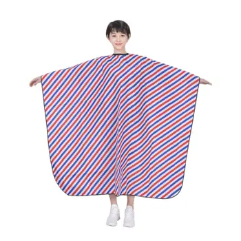 

Retro Cutting Hair Cloth Hairdressing Salon Barber Gown Stripeped Cape Hairdresser Beauty Tools