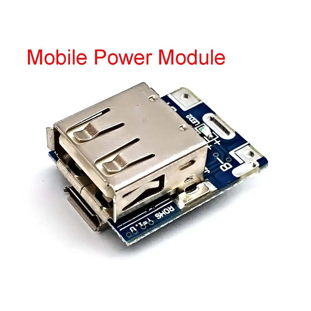 Power Bank DIY Kit Storage Case Box Free Welding 1X 18650 Battery