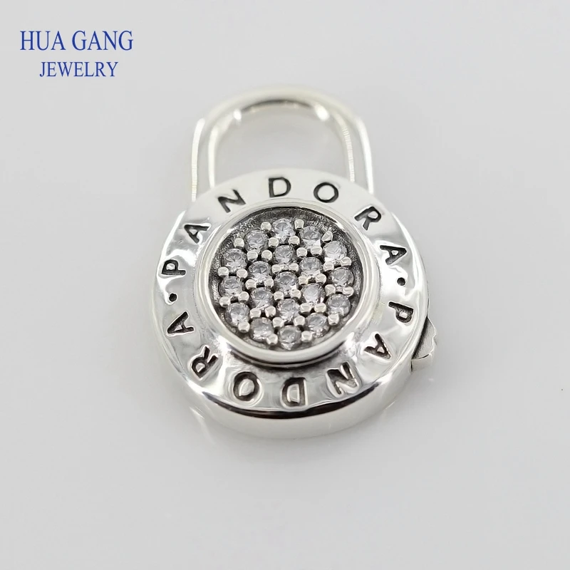 

2019 New 100% 925 Sterling Silver Love Crown Charm Letter Moments Smooth Bracelet WIith Signature Padlock Set 597092CZ